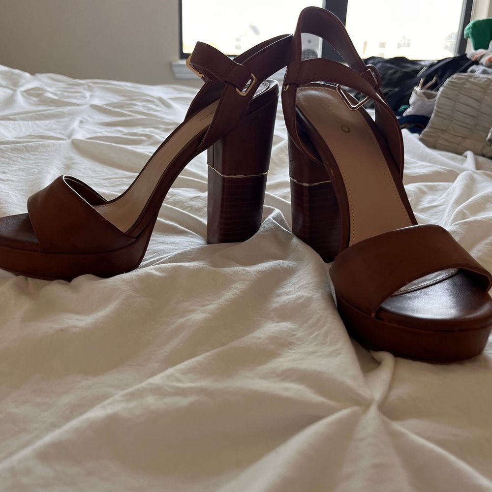 Aldo Brown heels